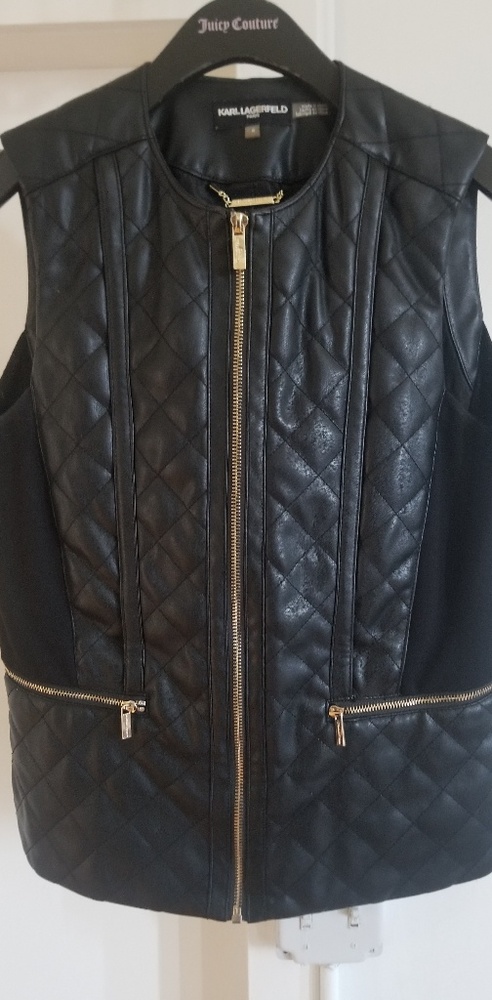 Karl Lagerfeld motorcycle vest